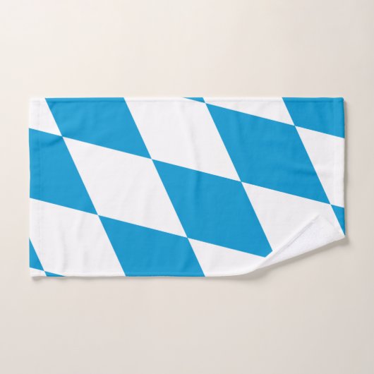 Handdoek met vlag van Beieren, Duitsland (Handdoek)