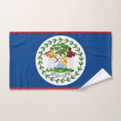 Handdoek met vlag van Belize (Handdoek)