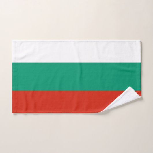 Handdoek met vlag van Bulgarije (Handdoek)