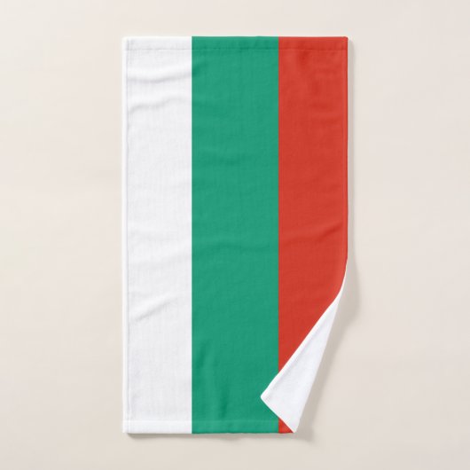 Handdoek met vlag van Bulgarije (Handdoek)