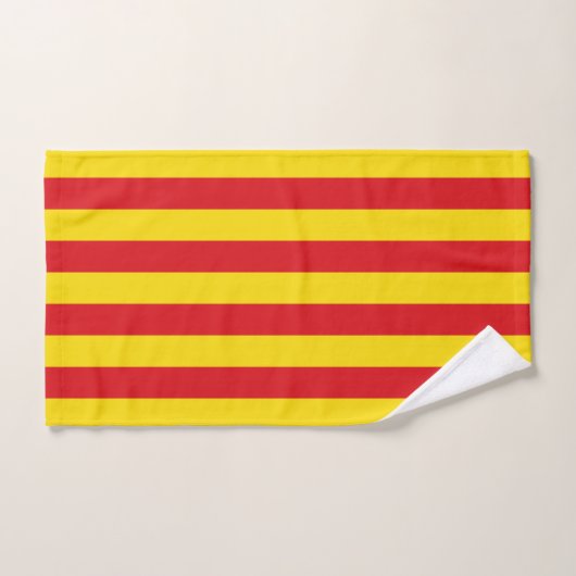 Handdoek met vlag van Catalonië (Handdoek)