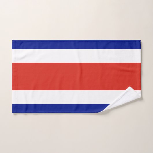 Handdoek met vlag van Costa Rica (Handdoek)