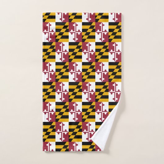 Handdoek met vlag van de staat Maryland, VS (Handdoek)