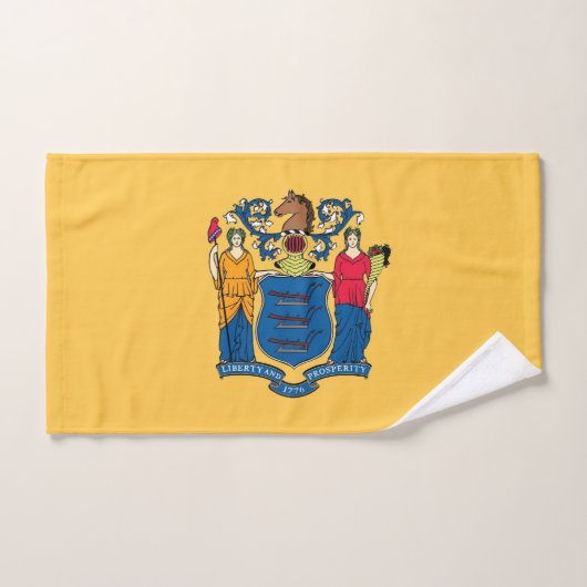 Handdoek met vlag van de staat New Jersey, VS (Handdoek)