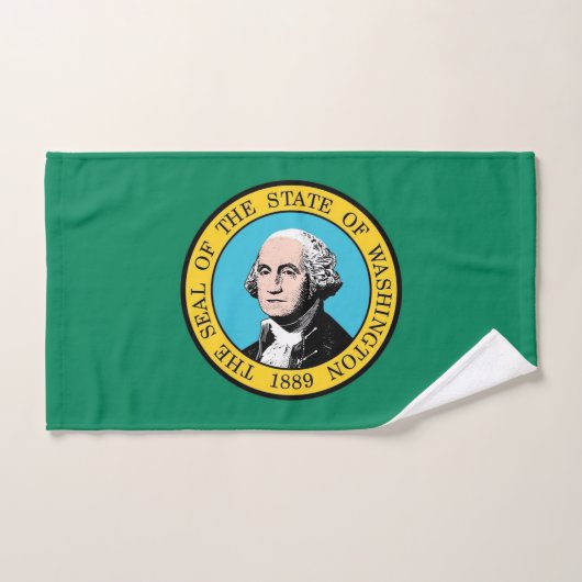 Handdoek met vlag van de staat Washington, Verenig (Handdoek)
