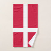 Handdoek met vlag van Denemarken (Handdoek)