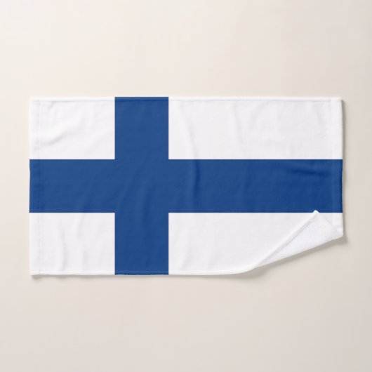 Handdoek met vlag van Finland (Handdoek)