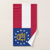 Handdoek met vlag van Georgia State, Verenigde Sta (Handdoek)