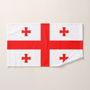 Handdoek met vlag van Georgië