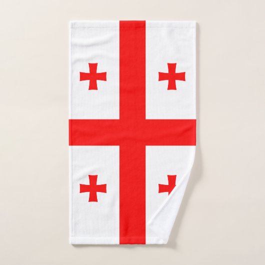 Handdoek met vlag van Georgië (Handdoek)