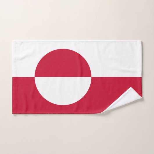 Handdoek met vlag van Groenland (Handdoek)