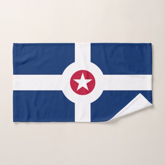 Handdoek met vlag van Indianapolis, Verenigde Stat (Handdoek)