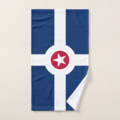 Handdoek met vlag van Indianapolis, Verenigde Stat (Handdoek)