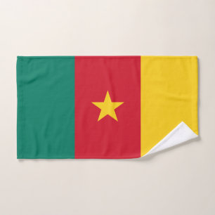 Handdoek met vlag van Kameroen