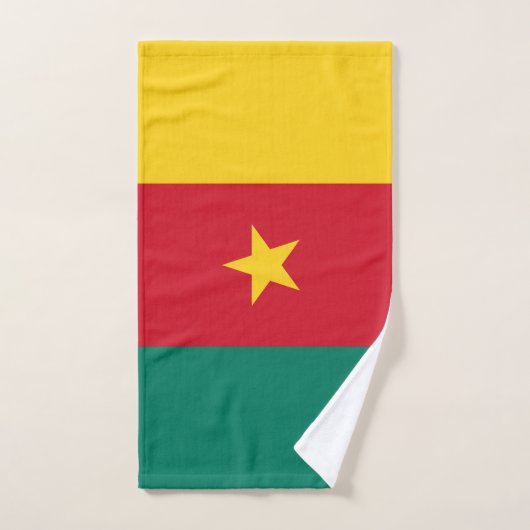 Handdoek met vlag van Kameroen (Handdoek)
