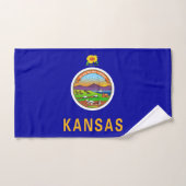 Handdoek met vlag van Kansas State, Verenigde Stat (Handdoek)