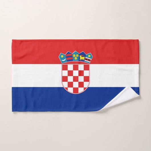 Handdoek met vlag van Kroatië (Handdoek)
