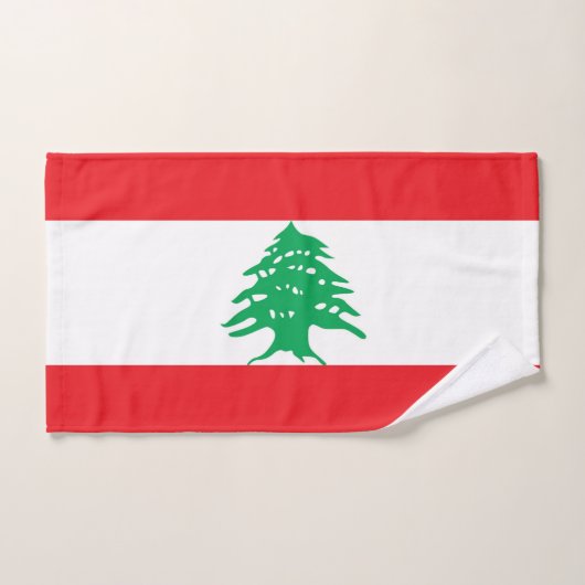 Handdoek met vlag van Libanon (Handdoek)