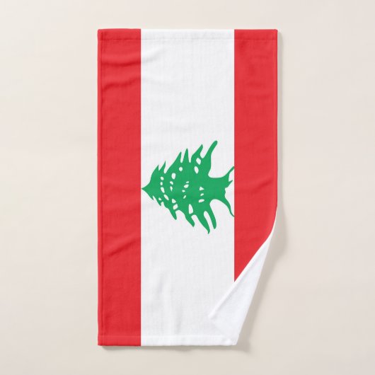Handdoek met vlag van Libanon (Handdoek)