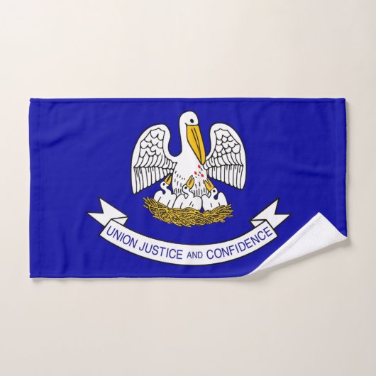 Handdoek met vlag van Louisiana State, Verenigde S (Handdoek)