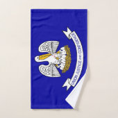 Handdoek met vlag van Louisiana State, Verenigde S (Handdoek)