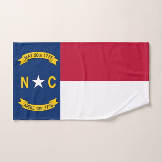 Handdoek met vlag van North Carolina State, Vereni (Handdoek)