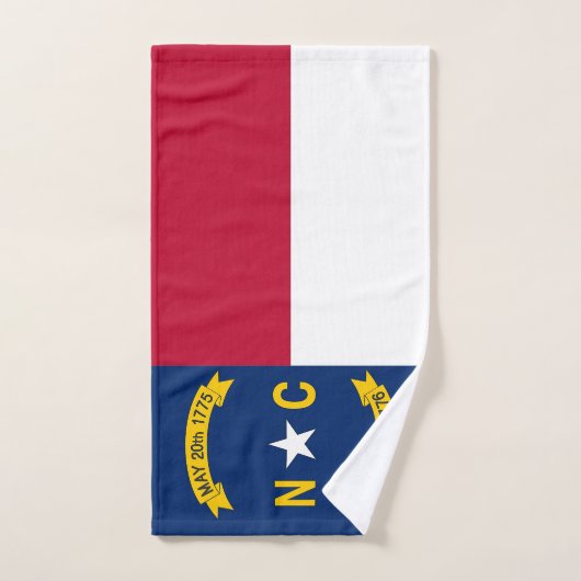 Handdoek met vlag van North Carolina State, Vereni (Handdoek)