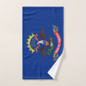 Handdoek met vlag van North Dakota State, Verenigd (Handdoek)
