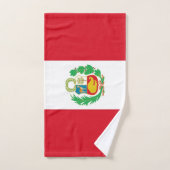Handdoek met vlag van Peru (Handdoek)