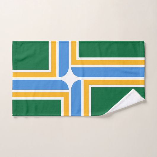 Handdoek met vlag van Portland City, Verenigde Sta (Handdoek)