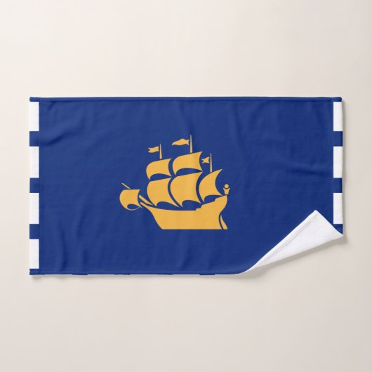Handdoek met vlag van Quebec City (Handdoek)