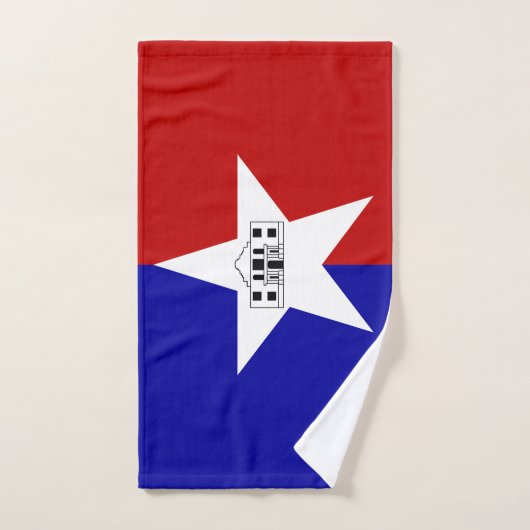 Handdoek met vlag van San Antonio City, VS (Handdoek)