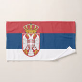 Handdoek met vlag van Servië (Handdoek)