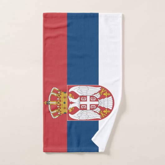Handdoek met vlag van Servië (Handdoek)