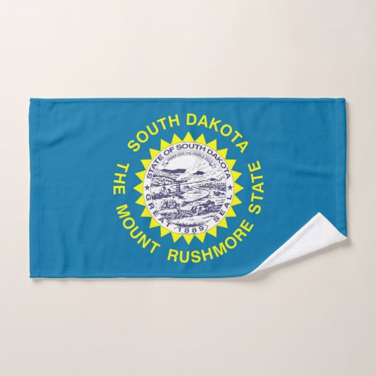 Handdoek met vlag van South Dakota State, Verenigd (Handdoek)