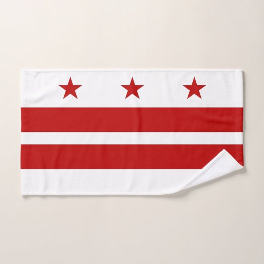 Handdoek met vlag van Washington DC, VS (Handdoek)