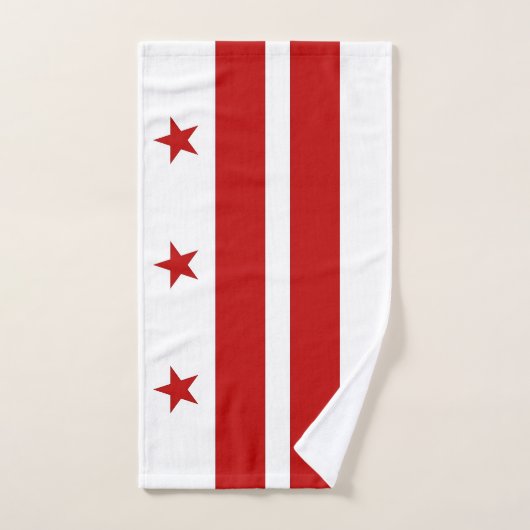 Handdoek met vlag van Washington DC, VS (Handdoek)
