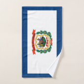 Handdoek met vlag van West Virginia State, Verenig (Handdoek)
