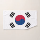 Handdoek met vlag van Zuid-Korea (Handdoek)