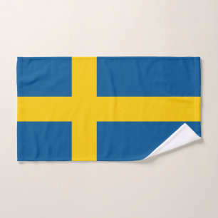 Handdoek met vlag van Zweden