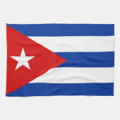 handdoek onder de vlag van cuba (Horizontaal)