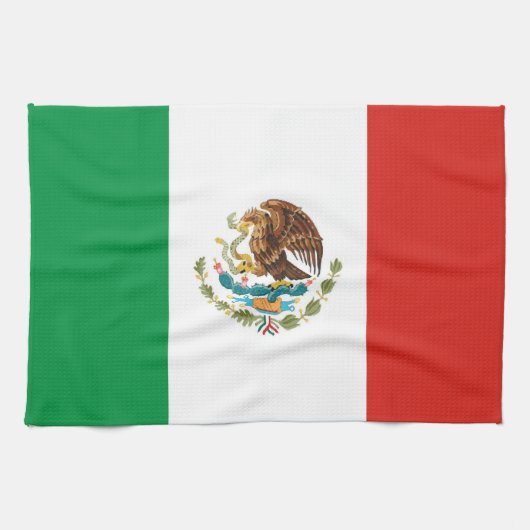 handdoek onder de vlag van mexico - land (Horizontaal)