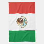 handdoek onder de vlag van mexico - land (Verticaal)