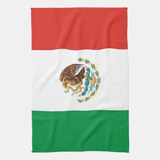handdoek onder de vlag van mexico - land (Verticaal)