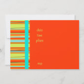 Handdoek/oranje/limoen Kaart (Achterkant)