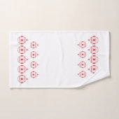 Handdoek Set - Rode Kerst Orbs (Handdoek)