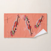 Handdoek Seta/ Piano met Violin & Roos (Handdoek)