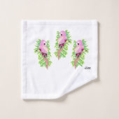Handdoek Sets : Exotische Vogels (Wasdoekje)