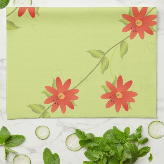 Handdoek Sinaasappel Limoen (Gevouwen)