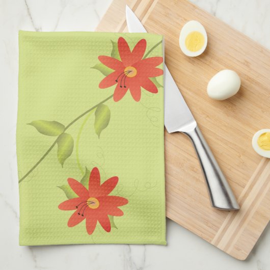 Handdoek Sinaasappel Limoen (Quarter Fold)